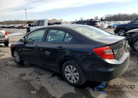 2012 Honda Civic Lx из США, поврежденный, VIN 19XFB2F57CE375902